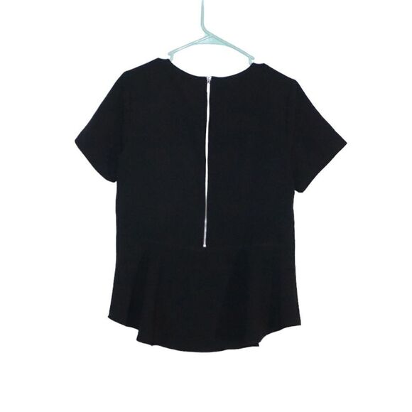 MIchael Kors Black Short Sleeve Top, Small - Picture 2 of 3